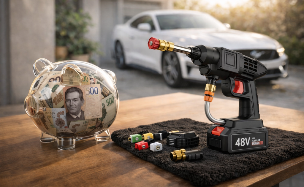 ¿Cuánto dinero ahorras realmente lavando tu auto tú mismo?