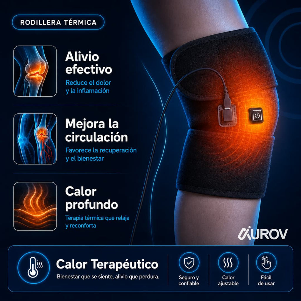 Rodillera Térmica Eléctrica AUROV