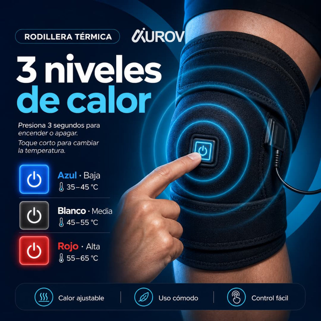 Rodillera Térmica Eléctrica AUROV