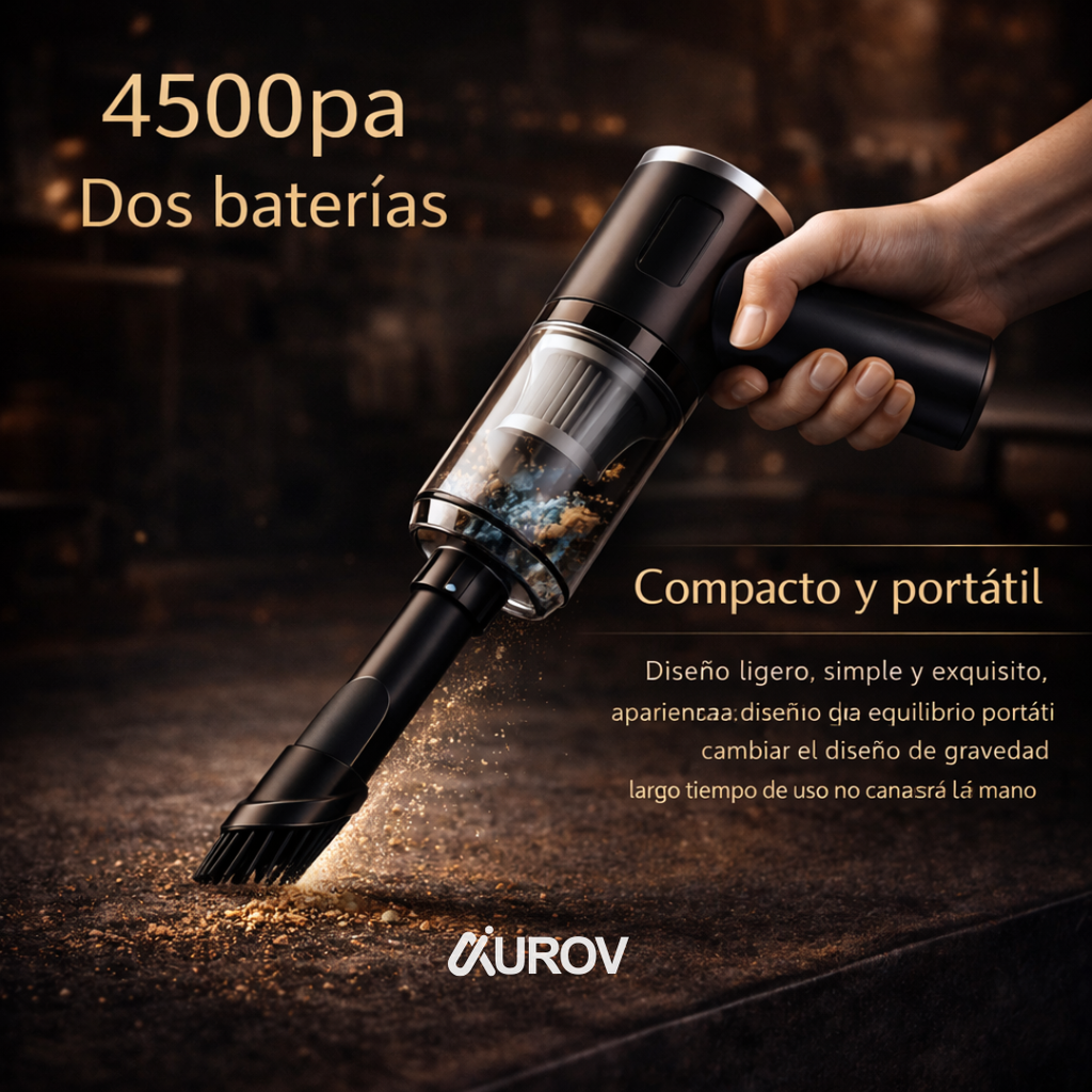 Aspiradora de Mano Portátil 2 en 1: Succión y Soplado Inalámbrico PRO
