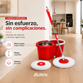 Trapeador Giratorio 360° con Centrifugado de Acero Inoxidable