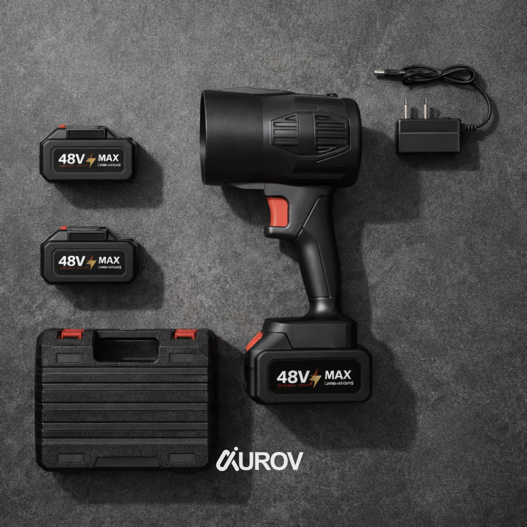 Soplador de Aire Inalámbrico Pro 48V - Kit con 2 Baterías